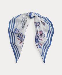 LAUREN RALPH LAUREN（ローレン ラルフ ローレン）の「ロゴ フローラル シルク スクエア スカーフ（バンダナ/スカーフ）」