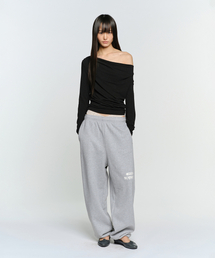 SUNBURNPROJECT（サンバーンプロジェクト）の「RAW SWEATPANTS, MELANGE GRAY（スウェットパンツ）」