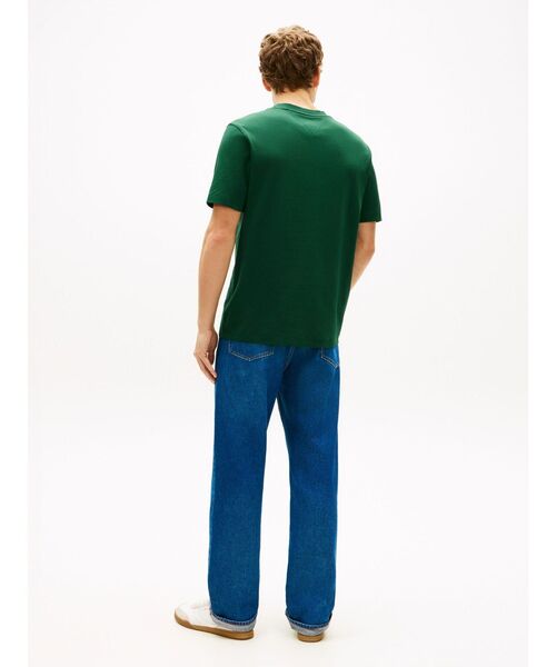 TOMMY HILFIGER（トミーヒルフィガー）の「インターロッククルーネックTシャツ（Tシャツ/カットソー・メンズ・グリーン/ホワイト/マルチ・SMALL/MEDIUM/LARGE/X-LARGE）」の12枚目の写真