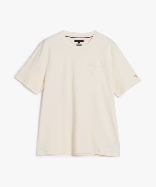 TOMMY HILFIGER（トミーヒルフィガー）の「インターロッククルーネックTシャツ（Tシャツ/カットソー・メンズ・グリーン/ホワイト/マルチ・SMALL/MEDIUM/LARGE/X-LARGE）」の18枚目の写真