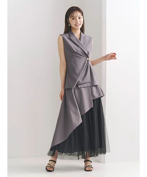 MERCURYDUO（マーキュリーデュオ）の「2WAYラメストラップサンダル（サンダル・レディース・ブラック/イエロー・38/36）」の5枚目の写真