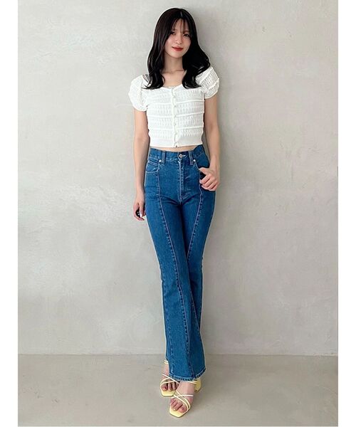 MERCURYDUO（マーキュリーデュオ）の「2WAYラメストラップサンダル（サンダル・レディース・ブラック/イエロー・38/36）」の9枚目の写真