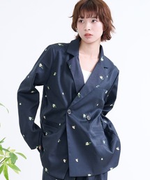 DAESE TOKYO（デセトウキョウ）の「『DAESE TOKYO/デセトウキョウ』花刺繍ジャケット（テーラードジャケット）」