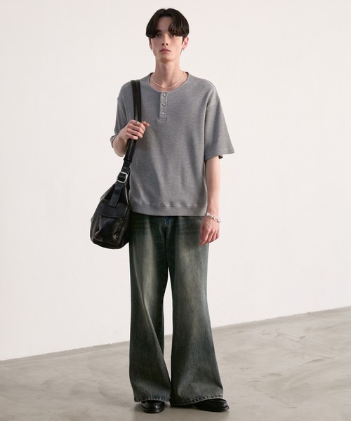 LUENNA(ルエナ)の「【LUENNA】Loose Big Shoulder Bag / ルーズビッグショルダーバッグ(ショルダーバッグ・メンズ・ブラック・FREE)」の5枚目の写真