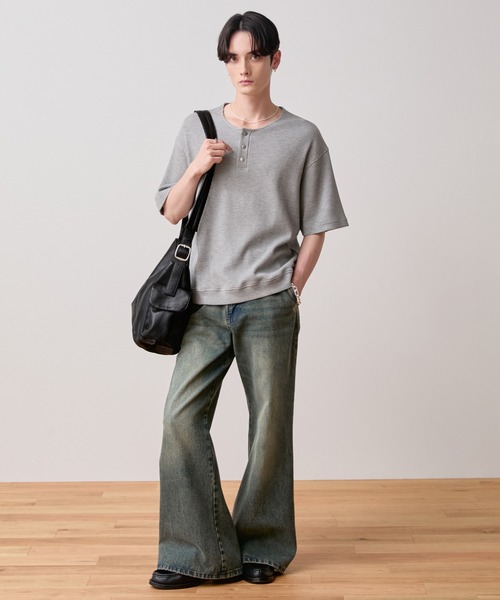 LUENNA(ルエナ)の「【LUENNA】Loose Big Shoulder Bag / ルーズビッグショルダーバッグ(ショルダーバッグ・メンズ・ブラック・FREE)」の8枚目の写真
