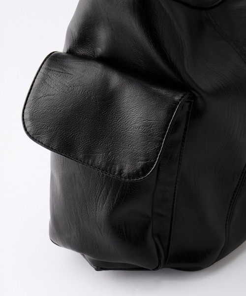 LUENNA(ルエナ)の「【LUENNA】Loose Big Shoulder Bag / ルーズビッグショルダーバッグ(ショルダーバッグ・メンズ・ブラック・FREE)」の19枚目の写真
