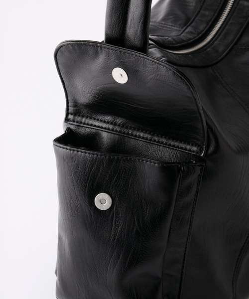 LUENNA(ルエナ)の「【LUENNA】Loose Big Shoulder Bag / ルーズビッグショルダーバッグ(ショルダーバッグ・メンズ・ブラック・FREE)」の20枚目の写真