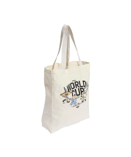 adidas(アディダス)の「adidas originals FIFA World Cup 26 Mascot Tote(アディダスオリジナルス FIFA ワールドカップ 26 マスコット トートバッグ)(トートバッグ・メンズ・ホワイト系・ONE SIZE)」の3枚目の写真
