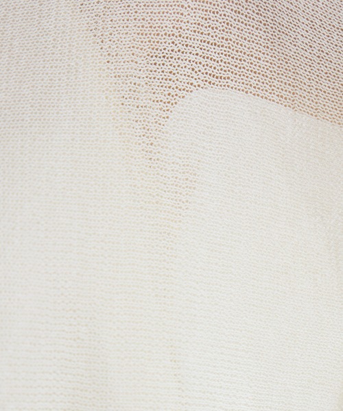 KATHARINE ROSS（キャサリンロス）の「【KATHARINE ROSS】【MADE IN JAPAN】【吸水速乾/通気性】和紙ハーフスリーブニット（ニット/セーター・レディース・イエロー/ライトブルー/オフホワイト・FREE）」の10枚目の写真