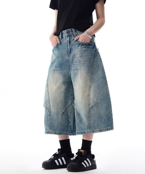 Ressaca(レサーカ)の「カーブシルエットハーフデニムパンツ(デニムパンツ・メンズ・ブルー/インディゴブルー・XL/L/M)」の13枚目の写真