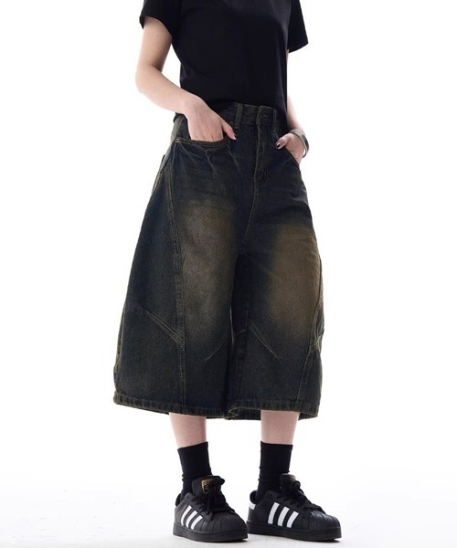 Ressaca(レサーカ)の「カーブシルエットハーフデニムパンツ(デニムパンツ・メンズ・ブルー/インディゴブルー・XL/L/M)」の16枚目の写真
