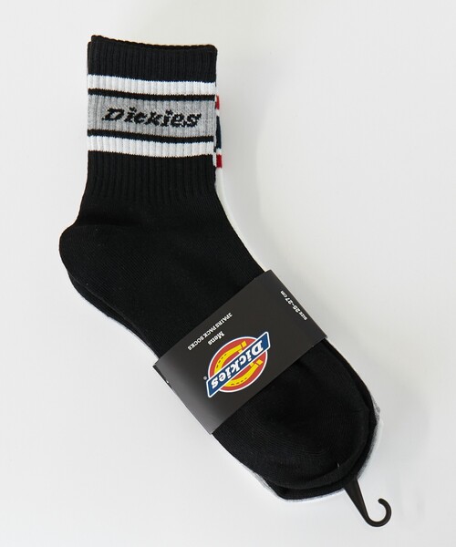 Dickies（ディッキーズ）の「【Dickies / ディッキーズ】3Pラインロゴソックス/3足パックラインロゴデザインクルーソックス（ソックス/靴下・メンズ・ホワイト系その他・フリー）」の3枚目の写真