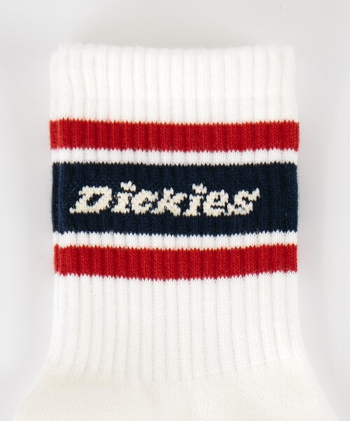 Dickies（ディッキーズ）の「【Dickies / ディッキーズ】3Pラインロゴソックス/3足パックラインロゴデザインクルーソックス（ソックス/靴下・メンズ・ホワイト系その他・フリー）」の7枚目の写真