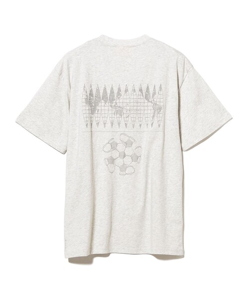 BEAMS T(ビームスティー)の「【別注】WGN / Global Broadcast T-shirt(Tシャツ/カットソー・メンズ・ライトグレー・L/M/XL)」の5枚目の写真