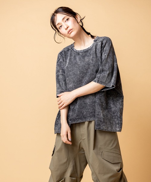 セール】ケミカル切替Tシャツ（Tシャツ/カットソー）｜OSMOSIS