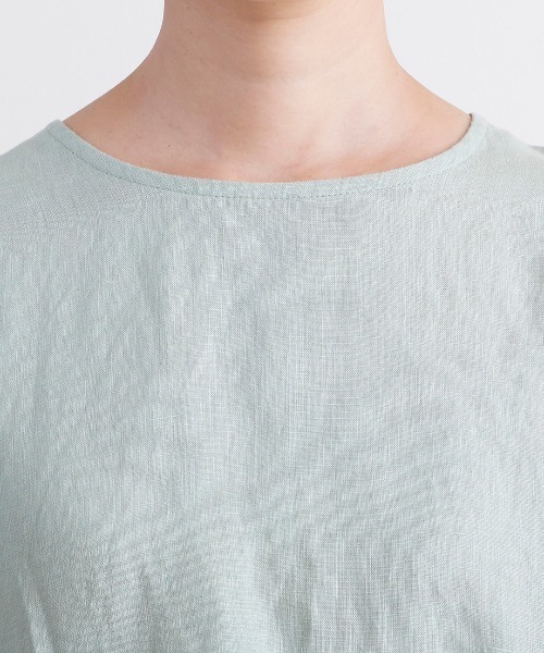 HEAVENLY(ヘブンリー)の「【 HEAVENLY / ヘブンリー 】Linen Back Button Big Pullover 2613032 DLI(シャツ/ブラウス・レディース・ライトグリーン/ブルー/オフホワイト/ブラック・FREE)」の9枚目の写真