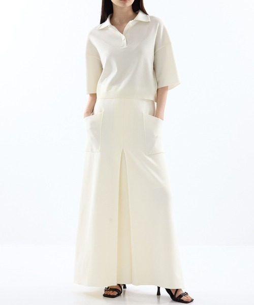 WRAPINKNOT(ラッピンノット)の「別注FLARE SKIRT(スカート・レディース・ホワイト/グレー/ブラック・1/0)」の5枚目の写真