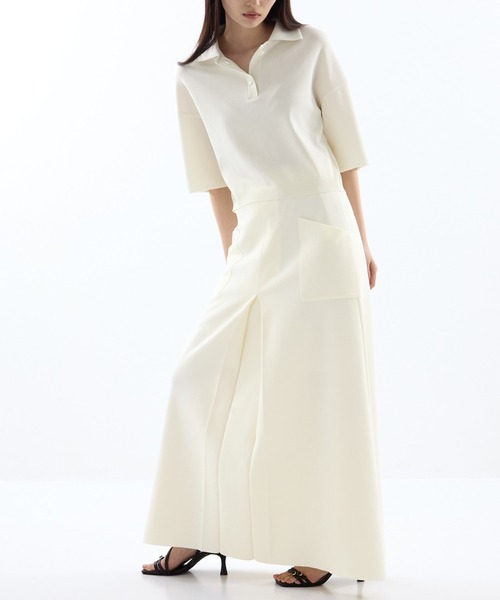 WRAPINKNOT(ラッピンノット)の「別注FLARE SKIRT(スカート・レディース・ホワイト/グレー/ブラック・1/0)」の6枚目の写真
