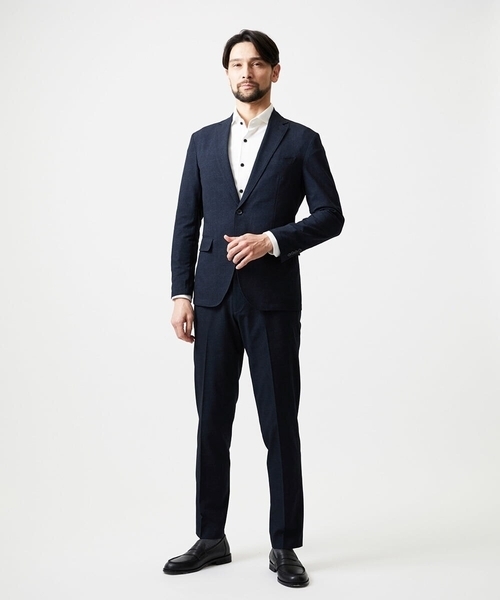 MICHEL KLEIN HOMME   （ミッシェルクランオム）の「【セットアップ】グレンチェック柄テーラードジャケット（テーラードジャケット・メンズ・ネイビー/グレー・MEDIUM/LARGE/X-LARGE）」の15枚目の写真