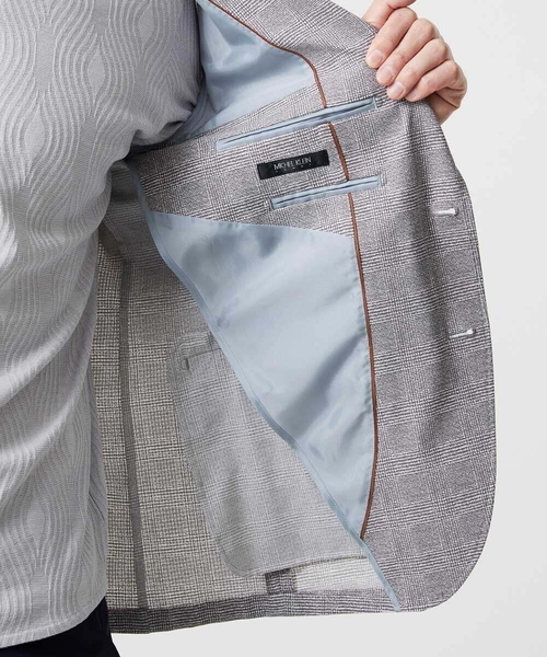 MICHEL KLEIN HOMME   （ミッシェルクランオム）の「【セットアップ】グレンチェック柄テーラードジャケット（テーラードジャケット・メンズ・ネイビー/グレー・MEDIUM/LARGE/X-LARGE）」の12枚目の写真