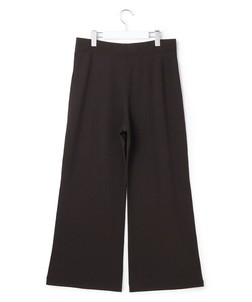 23区 L(ニジュウサンクオオキイサイズ)の「レーヨンポリエステルストレッチ ニット パンツ(その他パンツ・レディース・ブラック系/ダークブラウン系・46/48/44)」の14枚目の写真