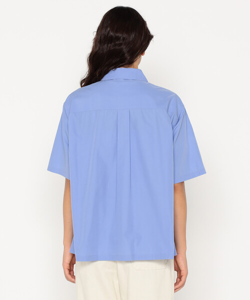 ダントン シャツ ブラウス Men's T/C Poplin Short Sleeve Work Shirt（シャツ/ブラウス