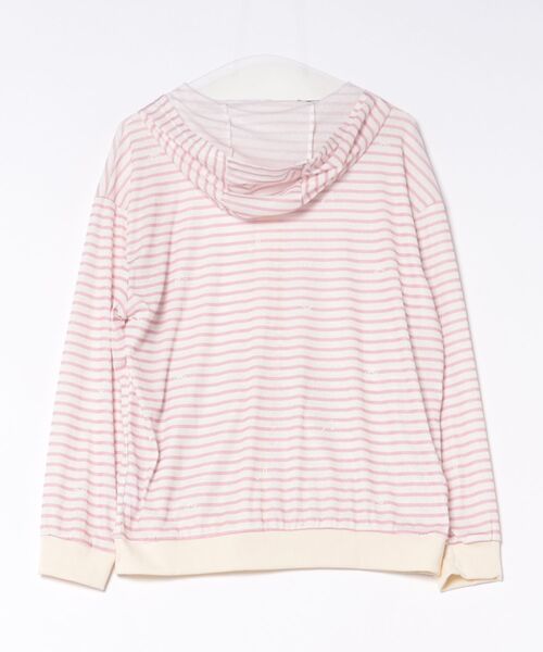 Ritzy（リッツィー）の「ボーダー柄　リボン刺繍パーカー（パーカー・レディース・ピンク・S/M/L）」の10枚目の写真