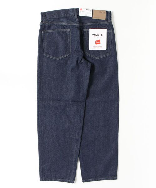 HANES(ヘインズ)の「【Hanes/ヘインズ】メンズ デニムワイドフィット 5ポケット(デニムパンツ・メンズ・ライトブルー/ブルー系1/ネイビー・LARGE/X-LARGE/MEDIUM)」の12枚目の写真
