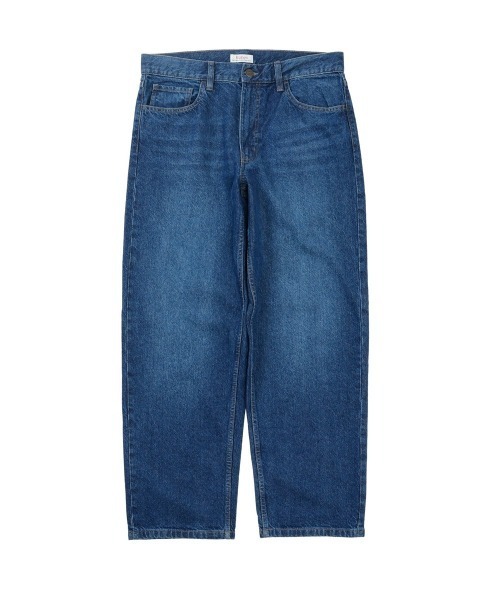 HANES(ヘインズ)の「【Hanes/ヘインズ】メンズ デニムワイドフィット 5ポケット(デニムパンツ・メンズ・ライトブルー/ブルー系1/ネイビー・LARGE/X-LARGE/MEDIUM)」の1枚目の写真