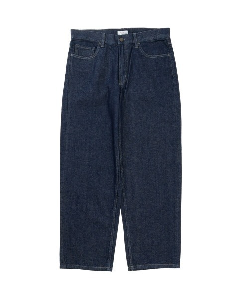 HANES(ヘインズ)の「【Hanes/ヘインズ】メンズ デニムワイドフィット 5ポケット(デニムパンツ・メンズ・ライトブルー/ブルー系1/ネイビー・LARGE/X-LARGE/MEDIUM)」の3枚目の写真