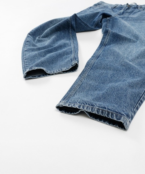 HANES(ヘインズ)の「【Hanes/ヘインズ】メンズ デニムワイドフィット 5ポケット(デニムパンツ・メンズ・ライトブルー/ブルー系1/ネイビー・LARGE/X-LARGE/MEDIUM)」の5枚目の写真