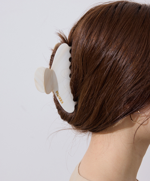 SLOBE IENA(スローブイエナ)の「《追加》VESITIA ヘアバレッタ CLAW CLIPS(バレッタ/ヘアクリップ・レディース・ホワイト/ブラウン/キャメル/ライトグリーン/ピンク・FREE)」の8枚目の写真