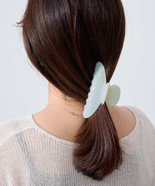 SLOBE IENA(スローブイエナ)の「《追加》VESITIA ヘアバレッタ CLAW CLIPS(バレッタ/ヘアクリップ・レディース・ホワイト/ブラウン/キャメル/ライトグリーン/ピンク・FREE)」の16枚目の写真