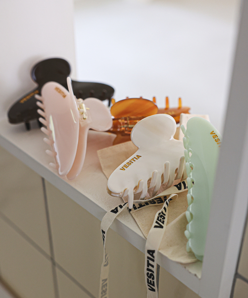 SLOBE IENA(スローブイエナ)の「《追加》VESITIA ヘアバレッタ CLAW CLIPS(バレッタ/ヘアクリップ・レディース・ホワイト/ブラウン/キャメル/ライトグリーン/ピンク・FREE)」の18枚目の写真
