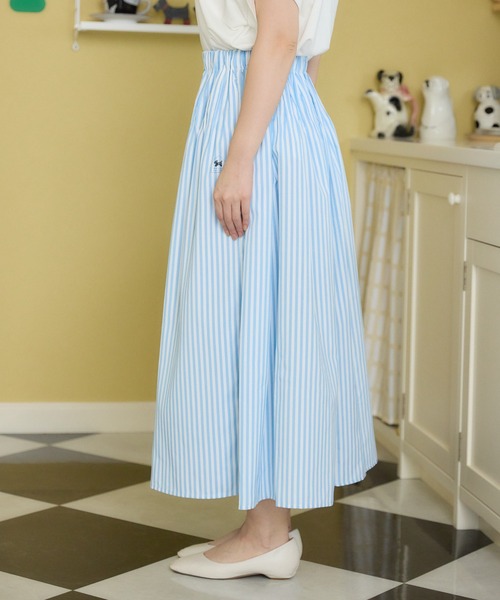 meeny miny(ミーニーマイニー)の「【メゾンテリア】ストライプスカート(スカート・レディース・ブルー/ピンク・M-L/S-M)」の14枚目の写真