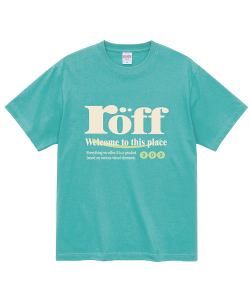 RANDOMOFF（ランダムオフ）の「ROEFF TYPE PLAY T-SHIRT [MINT]（Tシャツ/カットソー・レディース・ミント・SMALL/MEDIUM/LARGE/X-LARGE）」の2枚目の写真