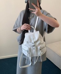 【 MEMECLE / メメクル 】ベルトデザインミニリュック