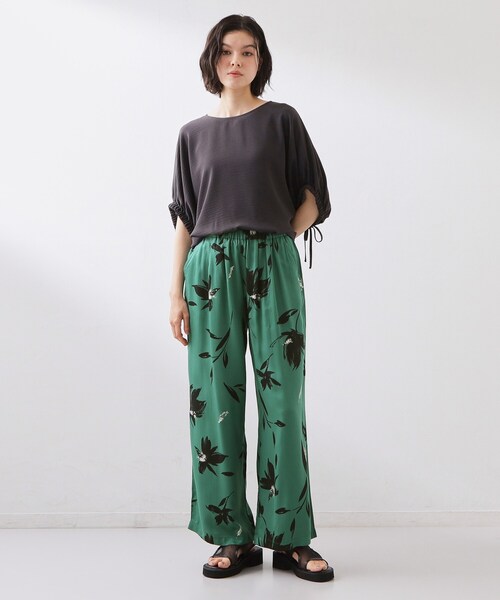 THE SHOP TK （ザ ショップ ティーケー ）の「花柄レーヨンパンツ（その他パンツ・レディース・ブラック系/グリーン系その他2・99）」の11枚目の写真
