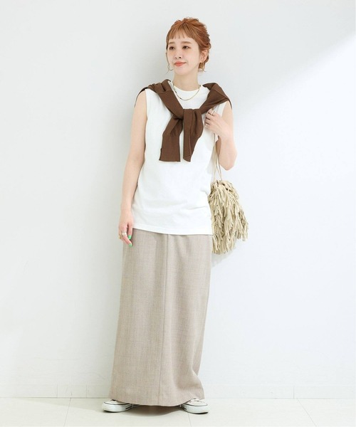 HANES(ヘインズ)の「Hanes / ヘインズ 1P T-SHIRTS SHIRO スリーブレス Tシャツ(Tシャツ/カットソー・メンズ・ホワイト・LARGE/MEDIUM/SMALL)」の16枚目の写真