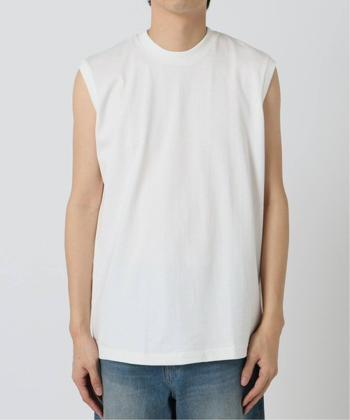 HANES(ヘインズ)の「Hanes / ヘインズ 1P T-SHIRTS SHIRO スリーブレス Tシャツ(Tシャツ/カットソー・メンズ・ホワイト・LARGE/MEDIUM/SMALL)」の3枚目の写真