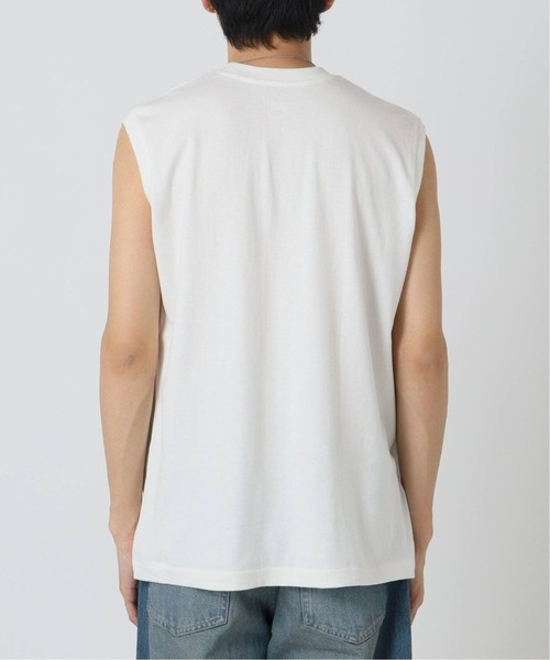 HANES(ヘインズ)の「Hanes / ヘインズ 1P T-SHIRTS SHIRO スリーブレス Tシャツ(Tシャツ/カットソー・メンズ・ホワイト・LARGE/MEDIUM/SMALL)」の5枚目の写真