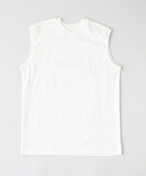 HANES(ヘインズ)の「Hanes / ヘインズ 1P T-SHIRTS SHIRO スリーブレス Tシャツ(Tシャツ/カットソー・メンズ・ホワイト・LARGE/MEDIUM/SMALL)」の11枚目の写真