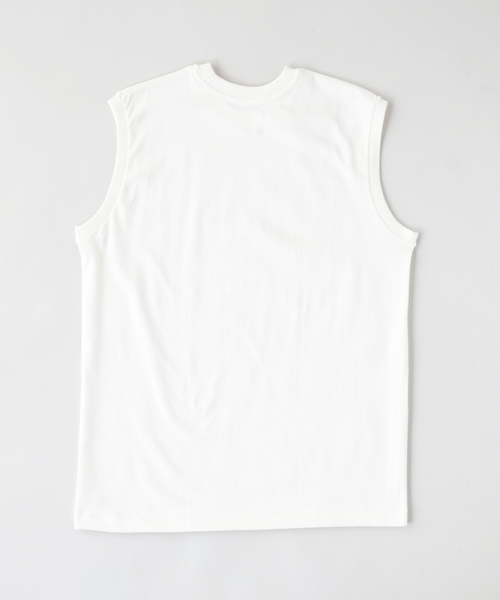 HANES(ヘインズ)の「Hanes / ヘインズ 1P T-SHIRTS SHIRO スリーブレス Tシャツ(Tシャツ/カットソー・メンズ・ホワイト・LARGE/MEDIUM/SMALL)」の12枚目の写真