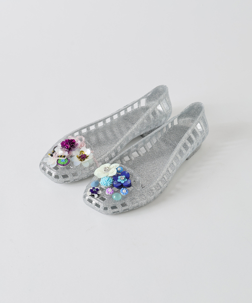 CITYSHOP(シティーショップ)の「HEAVENLY JELLY DAZZLA HJ25PSCL-ST02:シューズ(その他シューズ・レディース・シルバー/ブラック・39/38/36/37)」の12枚目の写真