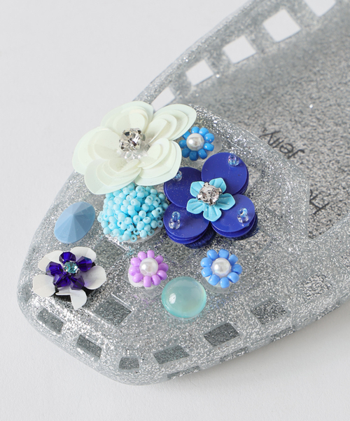CITYSHOP(シティーショップ)の「HEAVENLY JELLY DAZZLA HJ25PSCL-ST02:シューズ(その他シューズ・レディース・シルバー/ブラック・39/38/36/37)」の5枚目の写真