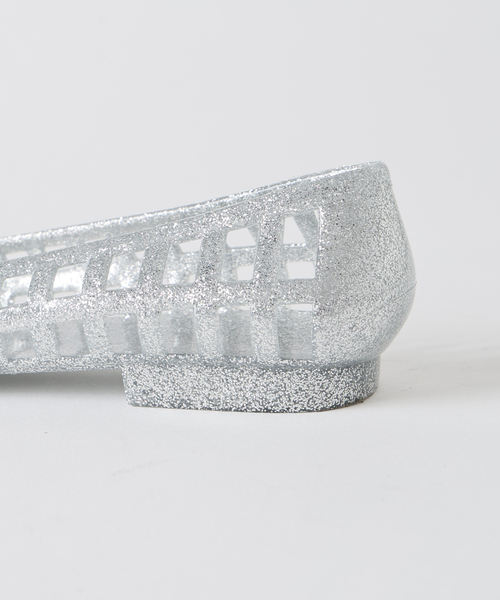CITYSHOP(シティーショップ)の「HEAVENLY JELLY DAZZLA HJ25PSCL-ST02:シューズ(その他シューズ・レディース・シルバー/ブラック・39/38/36/37)」の4枚目の写真