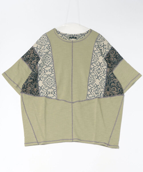 チャイハネ(チャイハネ)の「【チャイハネ】カジナツMEN'Sトップス(Tシャツ/カットソー・メンズ・パープル/オレンジ/ブラック/ホワイト/カーキ・FREE)」の3枚目の写真