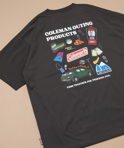 専用まとめ商品　コールマン　パックアウェイコット　エアリズムTシャツ　7着 セール】Coleman/コールマン 別注 Trekking Goods バックプリント