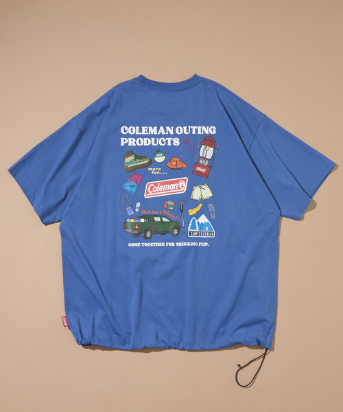 COLEMAN（コールマン）の「Coleman/コールマン 別注 Trekking Goods バックプリント スピンドルTシャツ（Tシャツ/カットソー・メンズ・チャコールグレー/ホワイト/ライトグレー/ブルー・MEDIUM/SMALL/LARGE）」の22枚目の写真