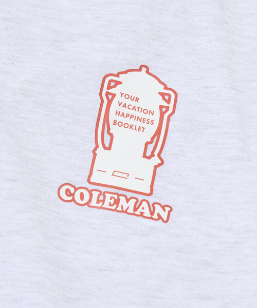 COLEMAN（コールマン）の「Coleman/コールマン 別注 Trekking Goods バックプリント スピンドルTシャツ（Tシャツ/カットソー・メンズ・チャコールグレー/ホワイト/ライトグレー/ブルー・MEDIUM/SMALL/LARGE）」の13枚目の写真
